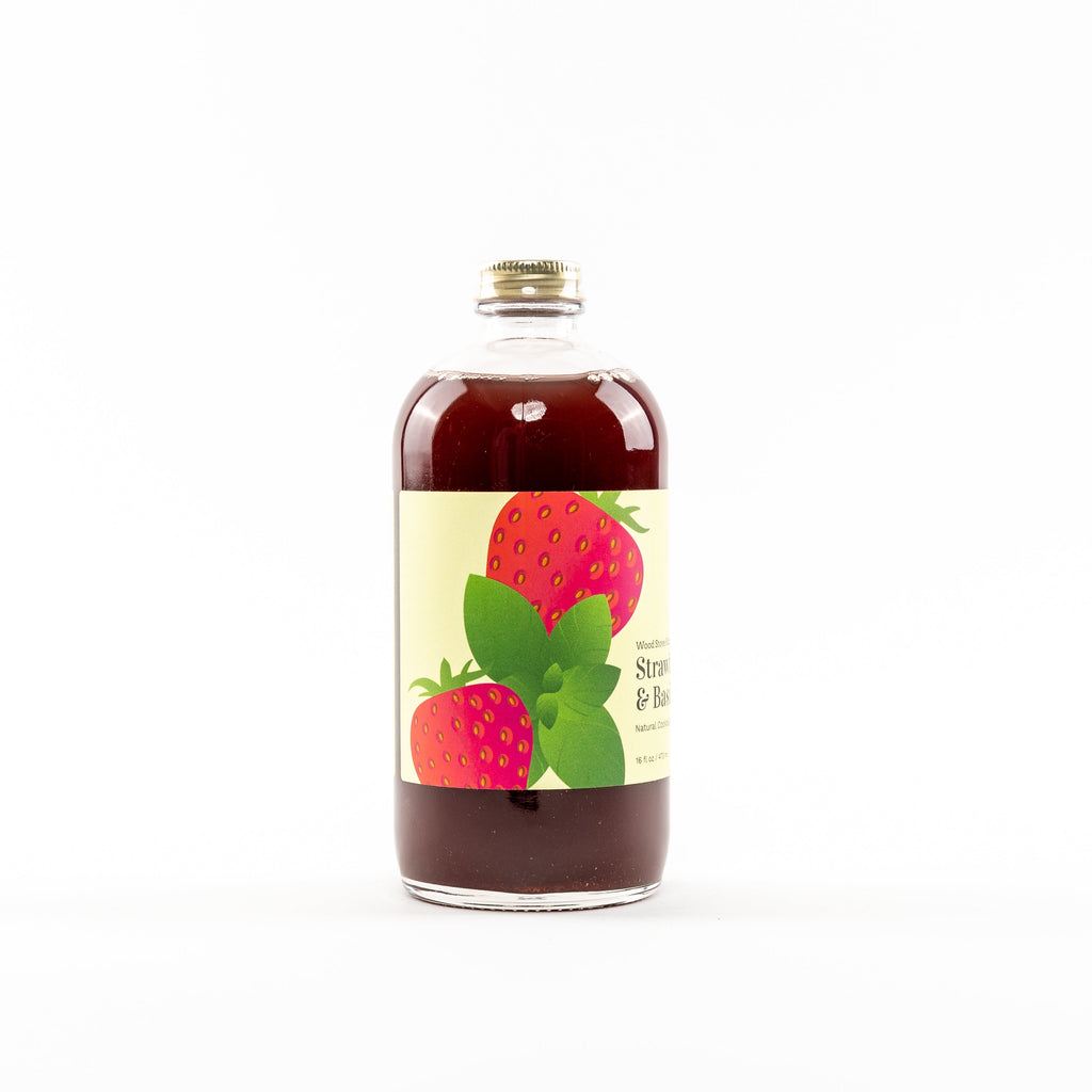Strawberry & Basil Cocktail-Mocktail Mixer, 16 fl oz