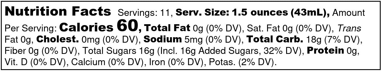 Strawberry-Rhubarb Mixer, 16 fl oz